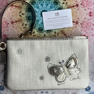 Coach Butterfly Wrislet NWOT